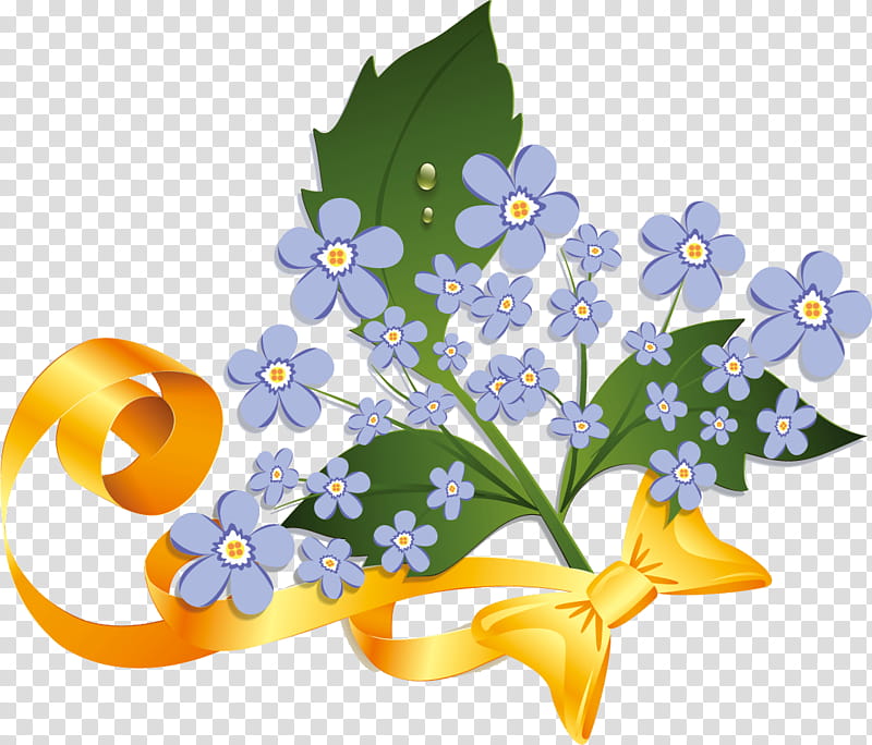 Flower Bouquet Flower Bunch, Plant, Forgetmenot, Wildflower, Borage Family transparent background PNG clipart