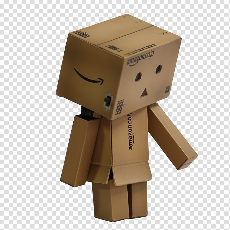 Pre cut Danbo Six , brown box transparent background PNG clipart