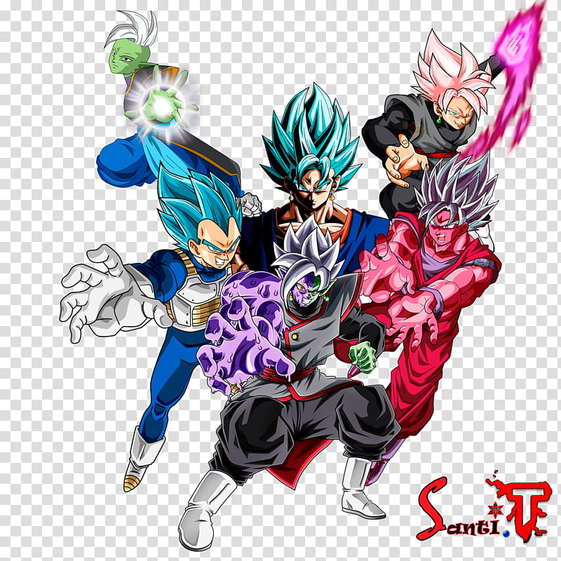 Zamasu Vegetto Goku Vegeta Black transparent background PNG clipart