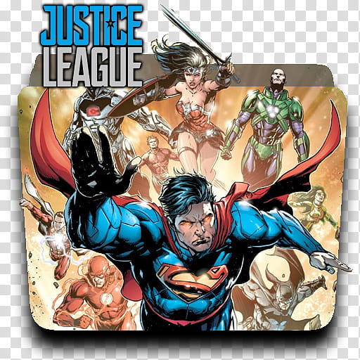 DC Rebirth MEGA FINAL Icon v, Justice-League-v., Justice League folder icon transparent background PNG clipart
