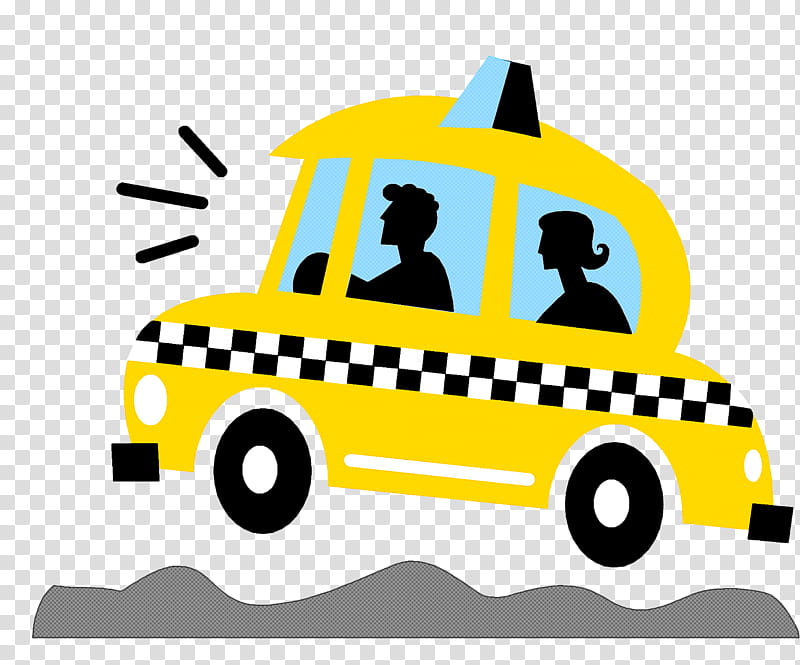 yellow transport vehicle police car taxi transparent background PNG clipart