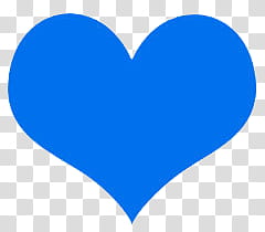 Blue Things, blue heart art transparent background PNG clipart