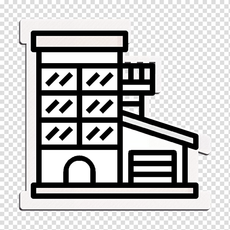 and icon apartments icon architecture icon, Cities Icon, City Icon, Skyscraper Icon, Urban Icon, Stairs, Line, Line Art, Coloring Book, Furniture transparent background PNG clipart