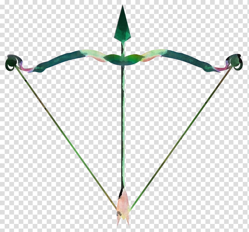 green line bow cold weapon transparent background PNG clipart