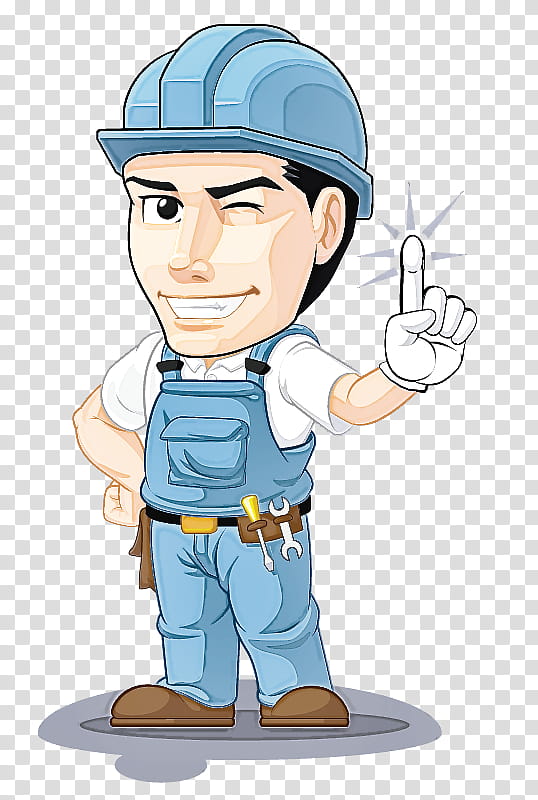Cartoon construction worker, Cartoon transparent background PNG clipart ...