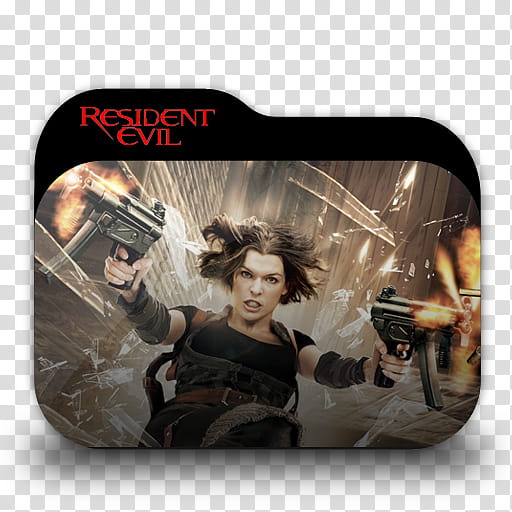 Movie Folders , Resident Evil movie transparent background PNG clipart