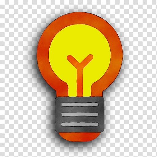 Light Bulb, Watercolor, Paint, Wet Ink, Yellow, Meter, Lighting, Symbol transparent background PNG clipart