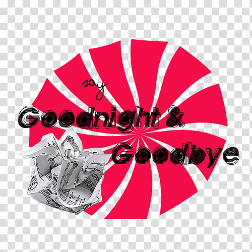 Jonas Brothers, Goodnight & Goodbye text transparent background PNG clipart