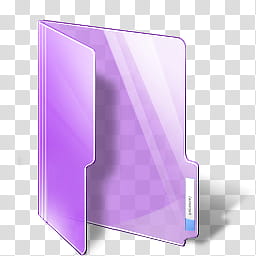 Aero Folders Color V, purple folder illustration transparent background PNG clipart