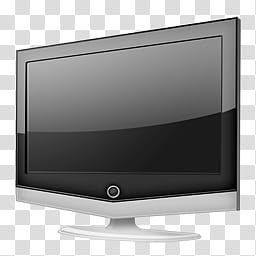 Crystal B and W Addon, tv icon transparent background PNG clipart