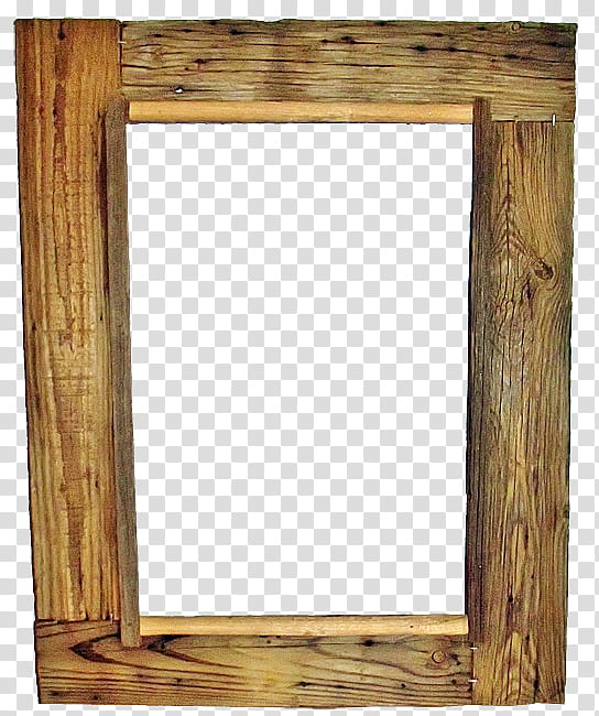 Rustic Wood Frames s, brown wooden frame illustration transparent background PNG clipart