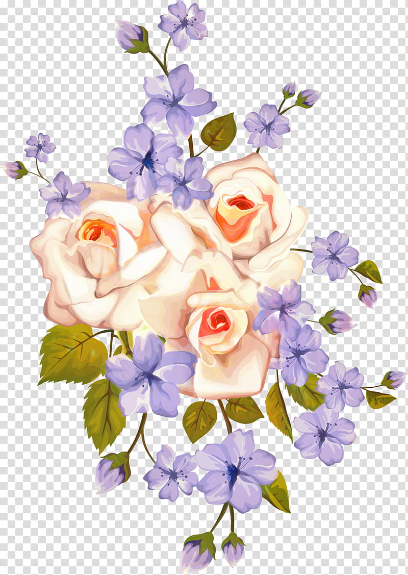 Bouquet Of Flowers Drawing, Floral Design, Rose, Watercolor Painting, Lilac, Purple, Violet, Lavender transparent background PNG clipart