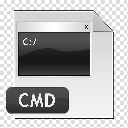 TRIX Icon Set, CMD, CMD file icon transparent background PNG clipart