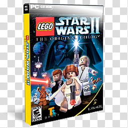 DVD Game Icons v, Lego Star Wars , LEGO Star Wars  PC DVD case transparent background PNG clipart