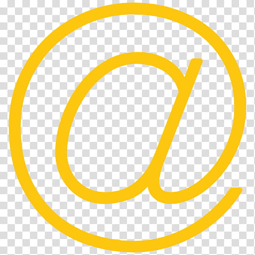 Icon Email, User, User Interface, Internet, Icon Design, Html, Yellow, Text transparent background PNG clipart