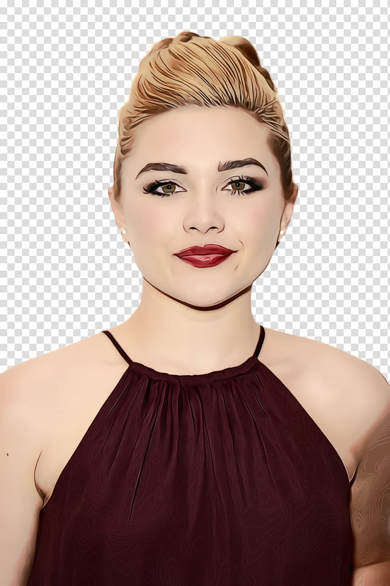 Hair Style, Florence Pugh, Falling, Actor, Blond, London, Makeover, Livingly Media transparent background PNG clipart