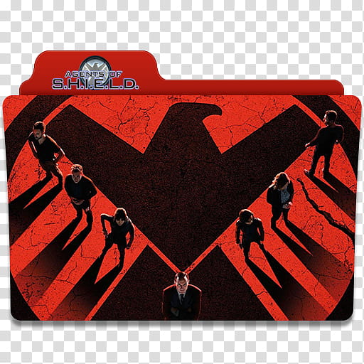 TV Shows Ultimate Folder Icon  Version , Marvel's Agents of S.H.I.E.L.D transparent background PNG clipart