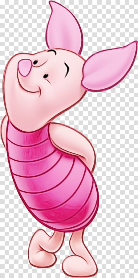 Pig, Character, Nose, Animal, Pink M, Cartoon, Magenta transparent background PNG clipart
