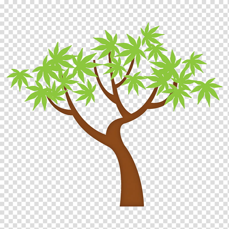 tree leaf branch plant woody plant, Maple Tree, Cartoon Tree, Plant Stem, Flower transparent background PNG clipart