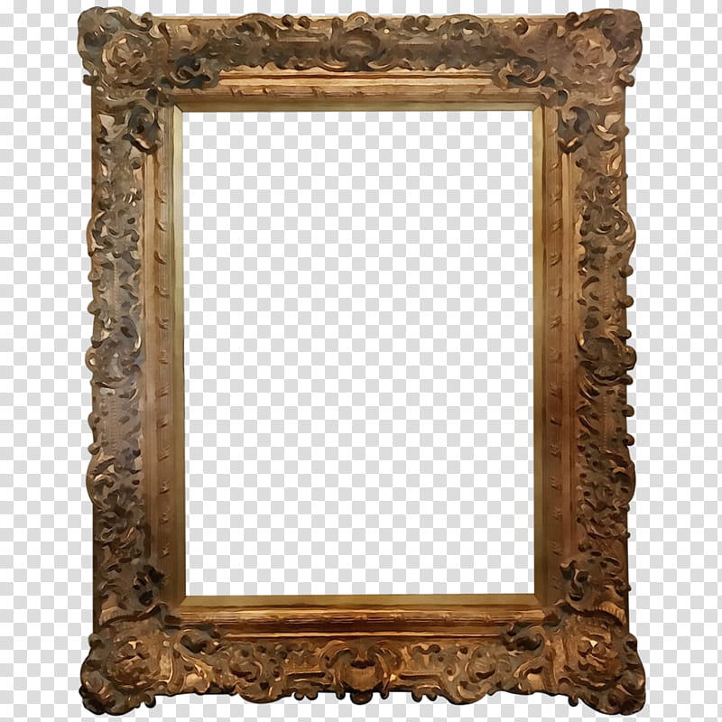 Brown Background Frame, 18th Century, Rococo, Frames, Baroque, Painting, Landscape Painting, Art Of Europe transparent background PNG clipart