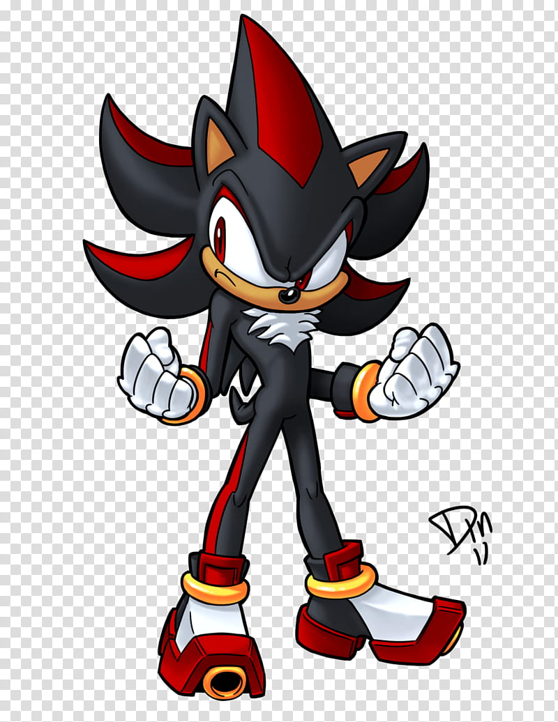 Shadow colored, Sonic character illustration transparent background PNG clipart