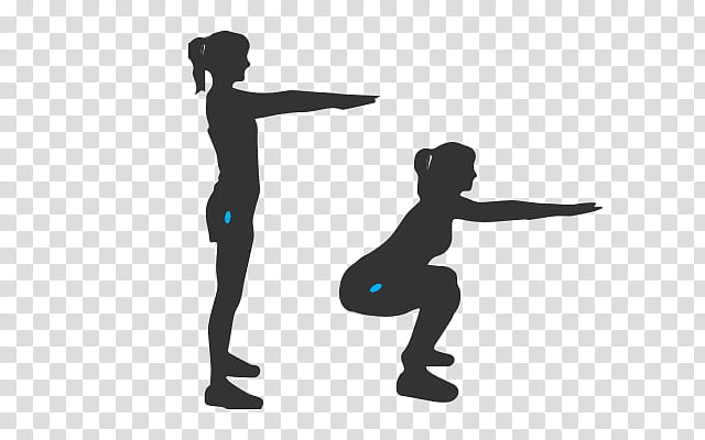 Fitness, Squat, Exercise, Physical Fitness, Jumping Jack, Fitness Centre, Plank, Silhouette transparent background PNG clipart