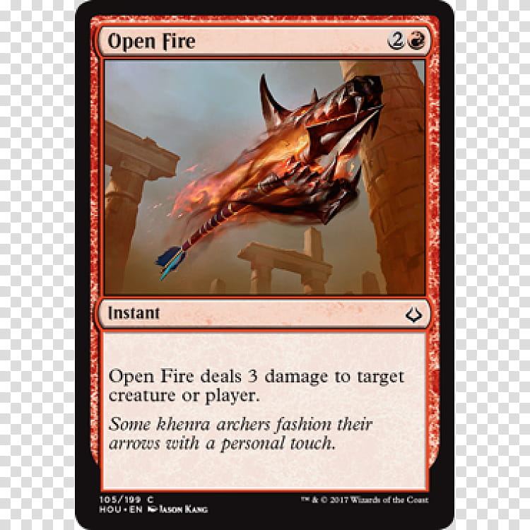 Fire, Magic The Gathering, Amonkhet, Hour Of Devastation, Playing Card, Card Game, Decapoda transparent background PNG clipart