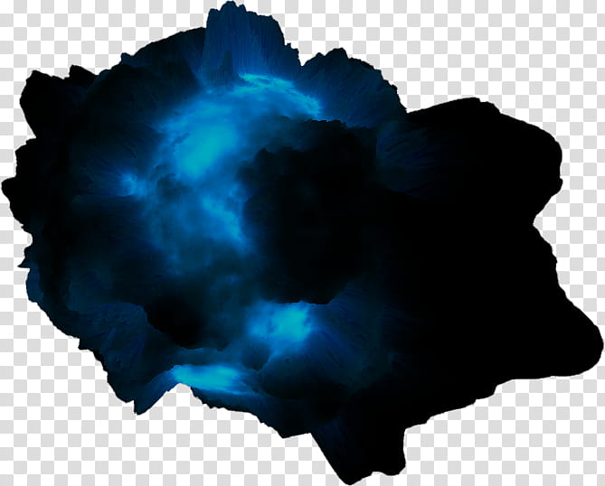 blue glow png