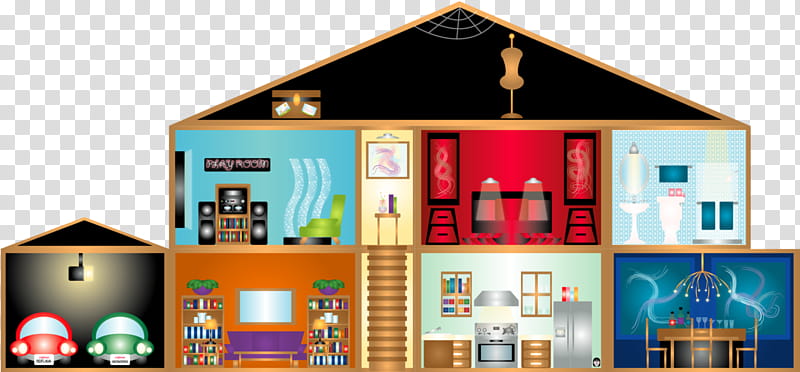 Doll House transparent background PNG clipart