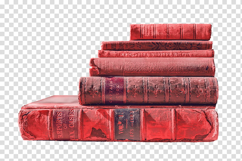 Red objects  , red book lot transparent background PNG clipart