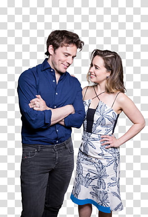 EMILIA CLARKE Y SAM CLAFLIN, 2016_MeBeforeYouPortraits2_004 transparent background PNG clipart thumbnail