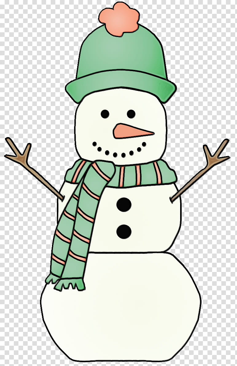 Christmas Watercolor, Paint, Wet Ink, Snowman, Christmas , Frosty The Snowman, Broom, Cartoon transparent background PNG clipart