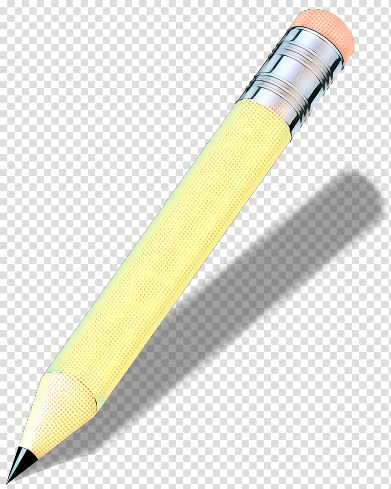 pop art retro vintage, Ballpoint Pen, Yellow, Office Supplies, Writing Implement, Ball Pen, Pencil, Writing Instrument Accessory transparent background PNG clipart