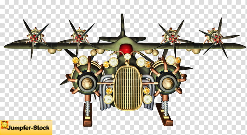 Fantasy Flying Machines , vintage airplane illustration transparent background PNG clipart