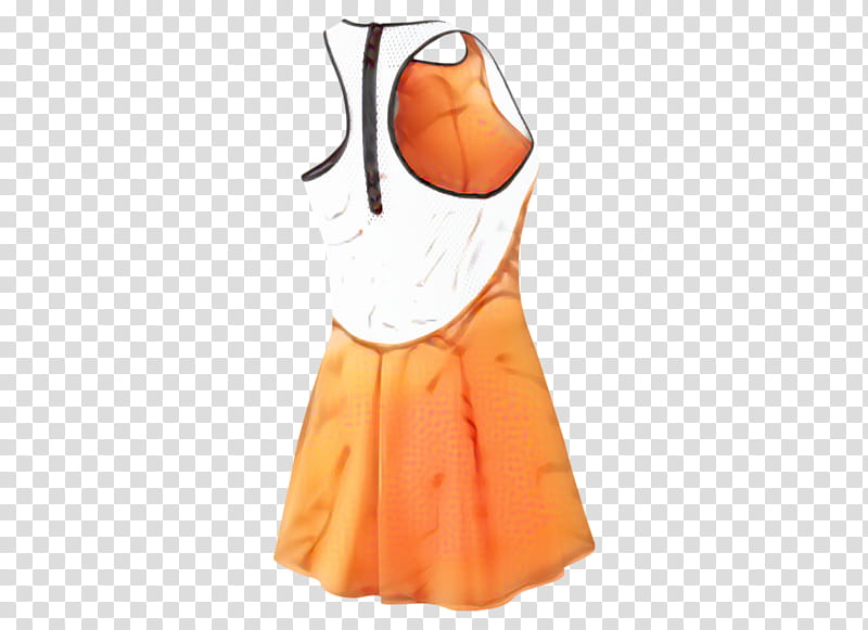 Woman Day, Dress, Tennis, Tennis Player, Orange, Orange White, Nike, Maria Sharapova transparent background PNG clipart