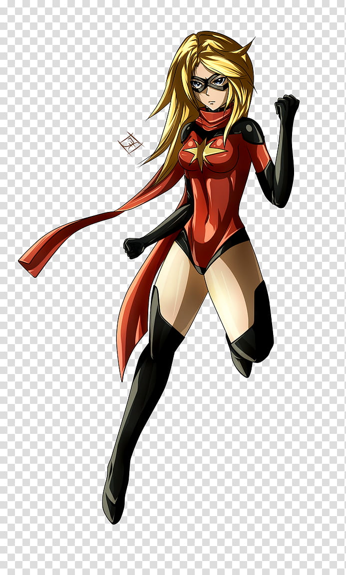 Marvel Fans Collaboration, Ms Marvel. transparent background PNG clipart