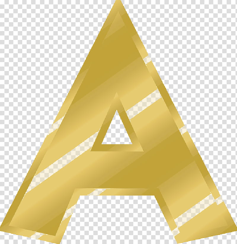 Gold, Letters Alphabets, Gold Letter I, Lettering, English Alphabet, Triangle, Yellow transparent background PNG clipart