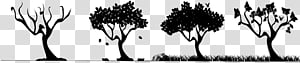 Black Tree, Computer, Grasses, Plant Stem, Plants, Blackandwhite, Woody Plant, Branch transparent background PNG clipart thumbnail