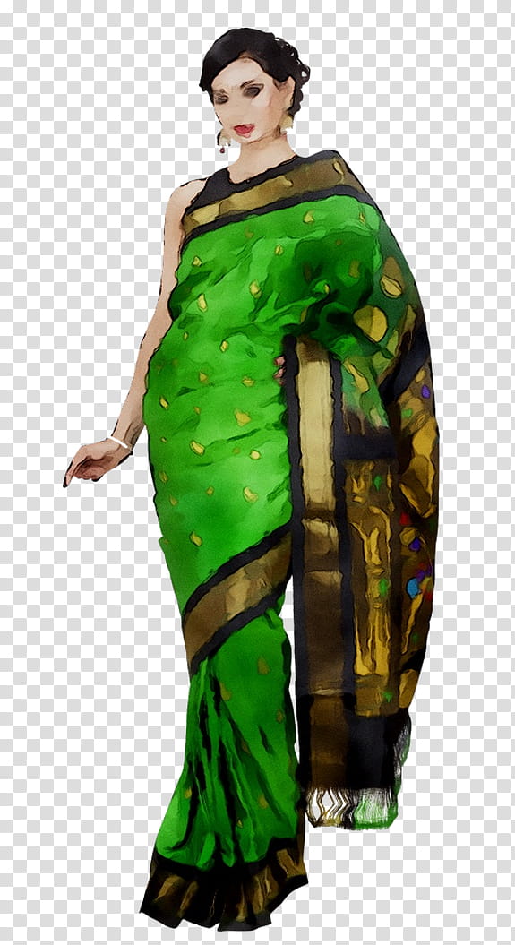 Wedding Woman, Sari, Wedding Sari, Paithani, Clothing, Silk, Handloom Saree, Dress transparent background PNG clipart