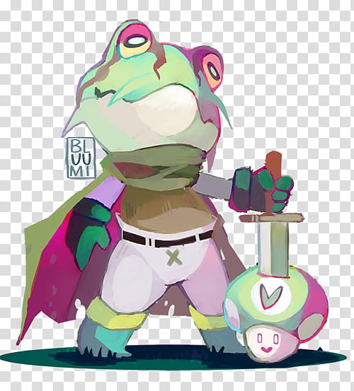 Frog, Chrono Trigger, Video Games, Artist, Tree Frog, Magus, Crono, Cartoon transparent background PNG clipart
