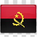 All in One Country Flag Icon, Angola-Flag- transparent background PNG clipart