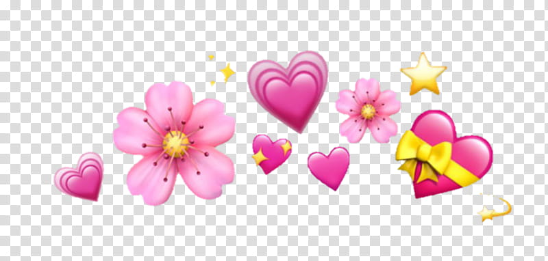 Heart Emoji, Sticker, Emoticon, Computer Icons, PicsArt Studio, Desktop , Pink, Petal transparent background PNG clipart