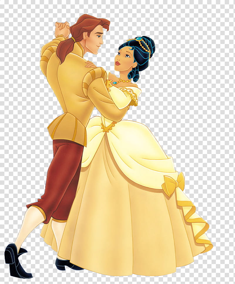 Pocahontas and John Rolfe Dance transparent background PNG clipart