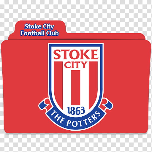 English PL Season Folder Icons , Stoke City Football Club Folder transparent background PNG clipart