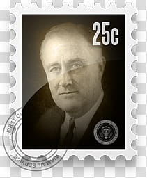 Presidents of the th Century, F.D. Roosevelt transparent background PNG clipart