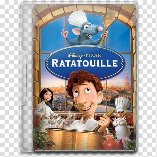 Movie Icon Mega , Ratatouille, Disney Ratatouille movie dsic case transparent background PNG clipart