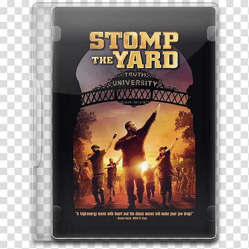 Movie Icon Mega , Stomp the Yard, Stomp the Yard DVD case transparent background PNG clipart
