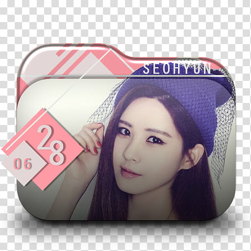 SNSD  Season Greetings Folder Icon , SGSeohyun_ transparent background PNG clipart