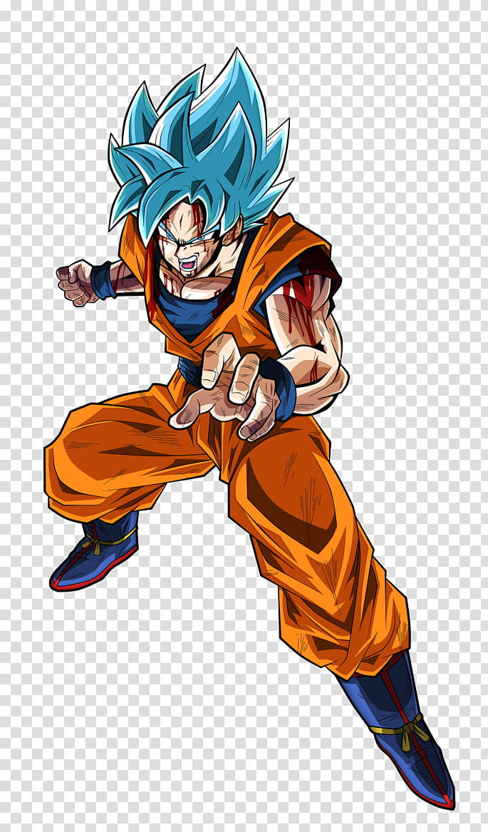 Super Saiyan Blue Son Goku Alt. transparent background PNG clipart