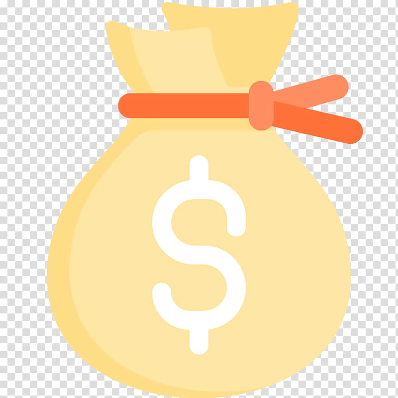 expend cost money, Business, Flat Icon, Yellow, Money Bag, Logo, Symbol transparent background PNG clipart